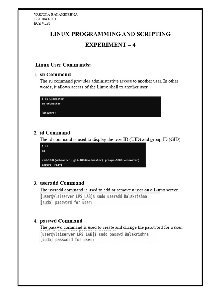 LPS Exp 4 | PDF
