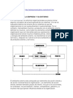 La Empresa y Su Entorno