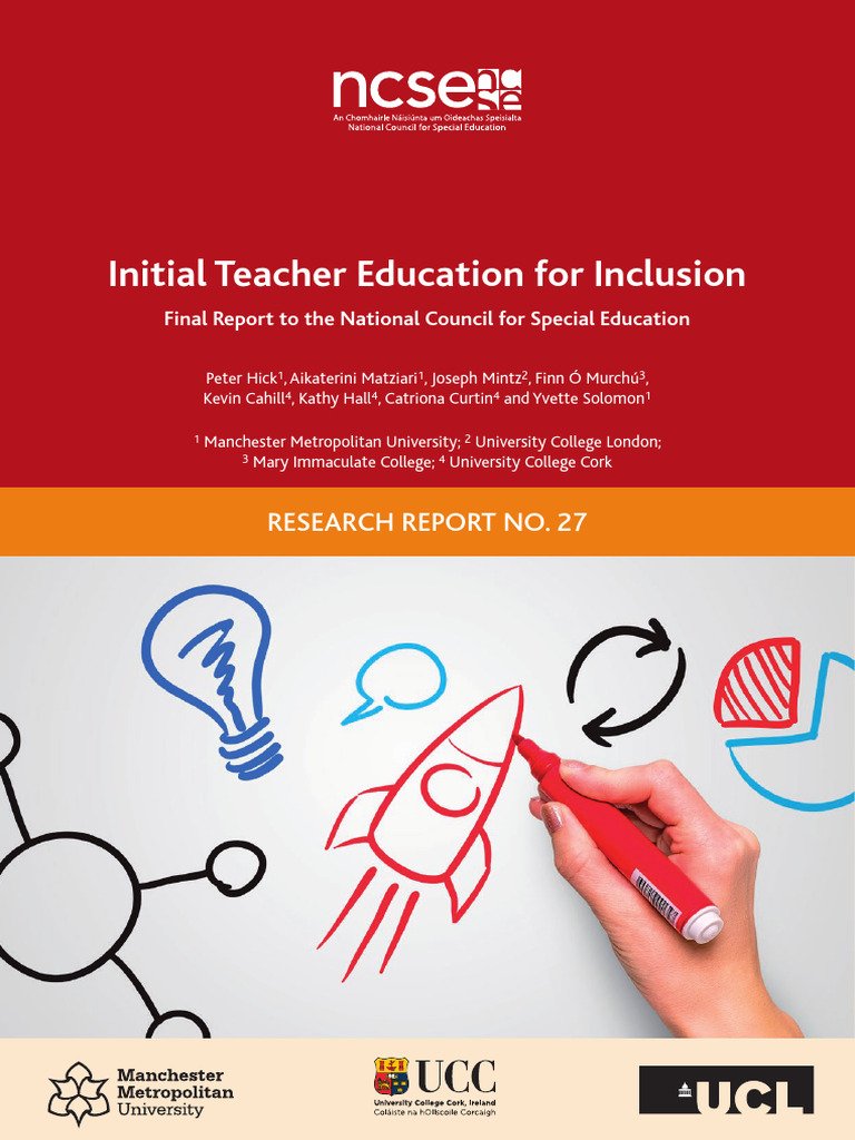 Inclusive Teacher Education Report 2019 | PDF | Teachers | Teacher ...
