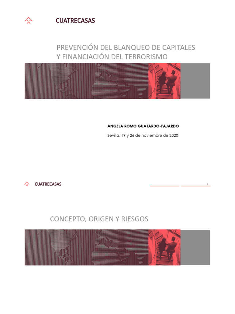 Prevención del Blanqueo de Capitales | PDF | Lavado de dinero | Dinero
