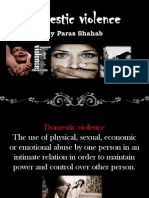 Domestic Violence: by Paras Shahab