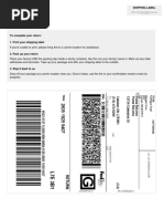 QVC Return Label Instructions | PDF