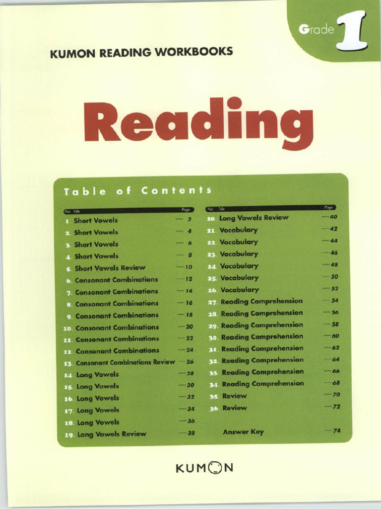Grade 1 Reading | PDF