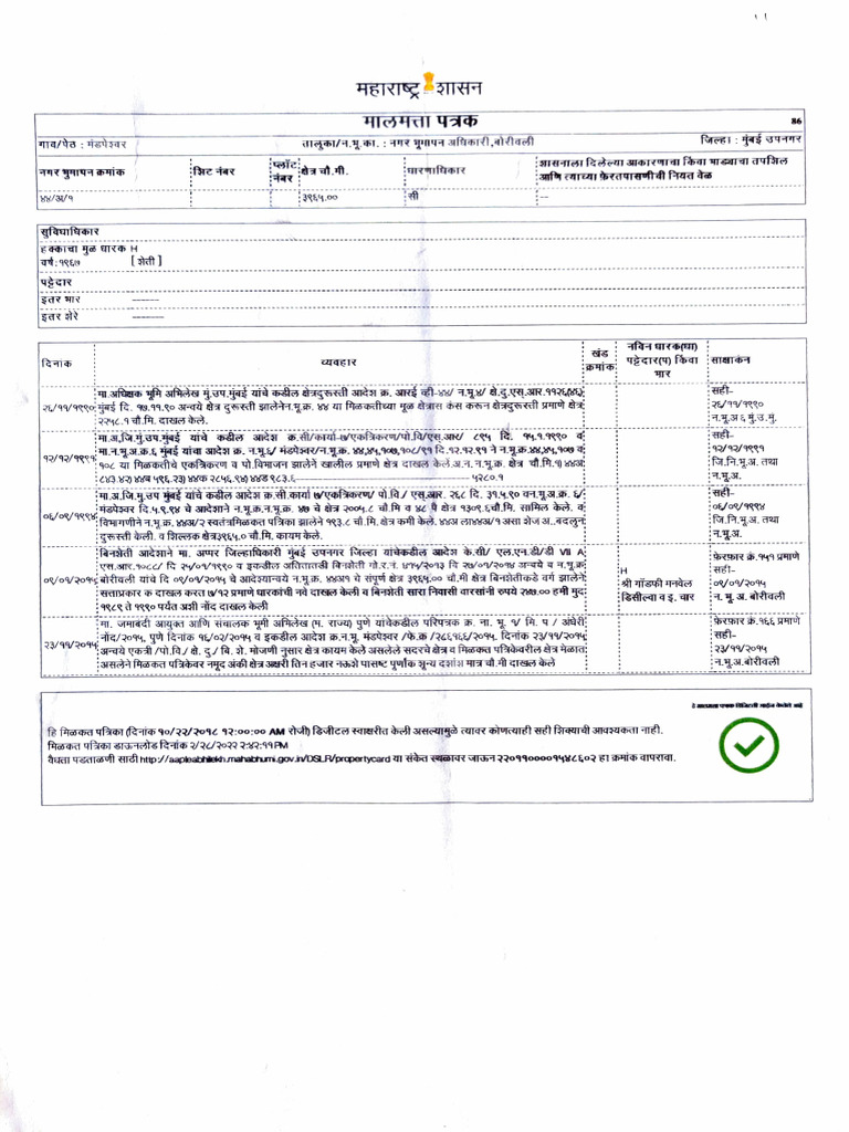 Property Card | PDF