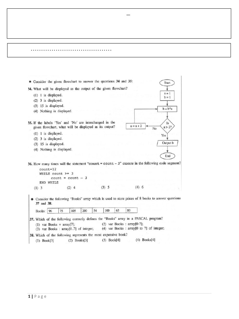 Year 11-UNIT TEST 1 | PDF