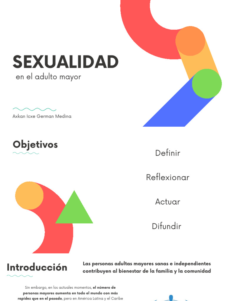 Sexualidad en el Adulto Mayor | PDF | La sexualidad humana | Vejez