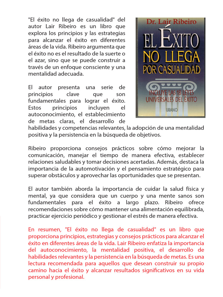 Claves para el Éxito Personal y Profesional | PDF