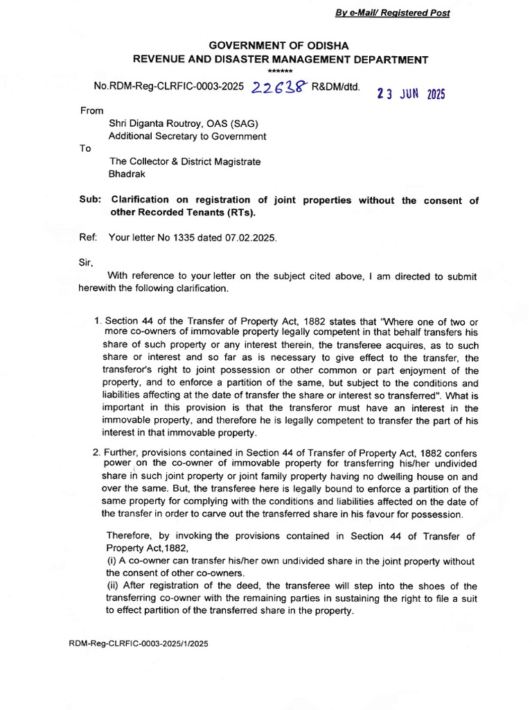 Government Secretary Document Summary | PDF