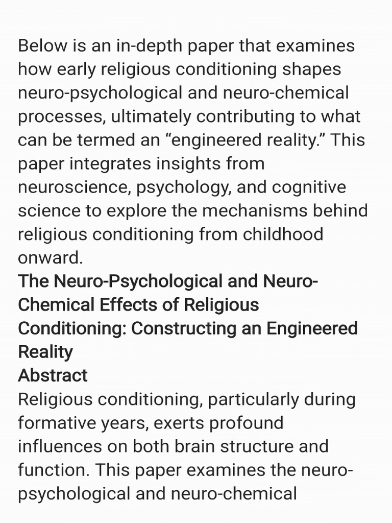 The Nuro Psychology of Religion - 250404 - 224959 | PDF