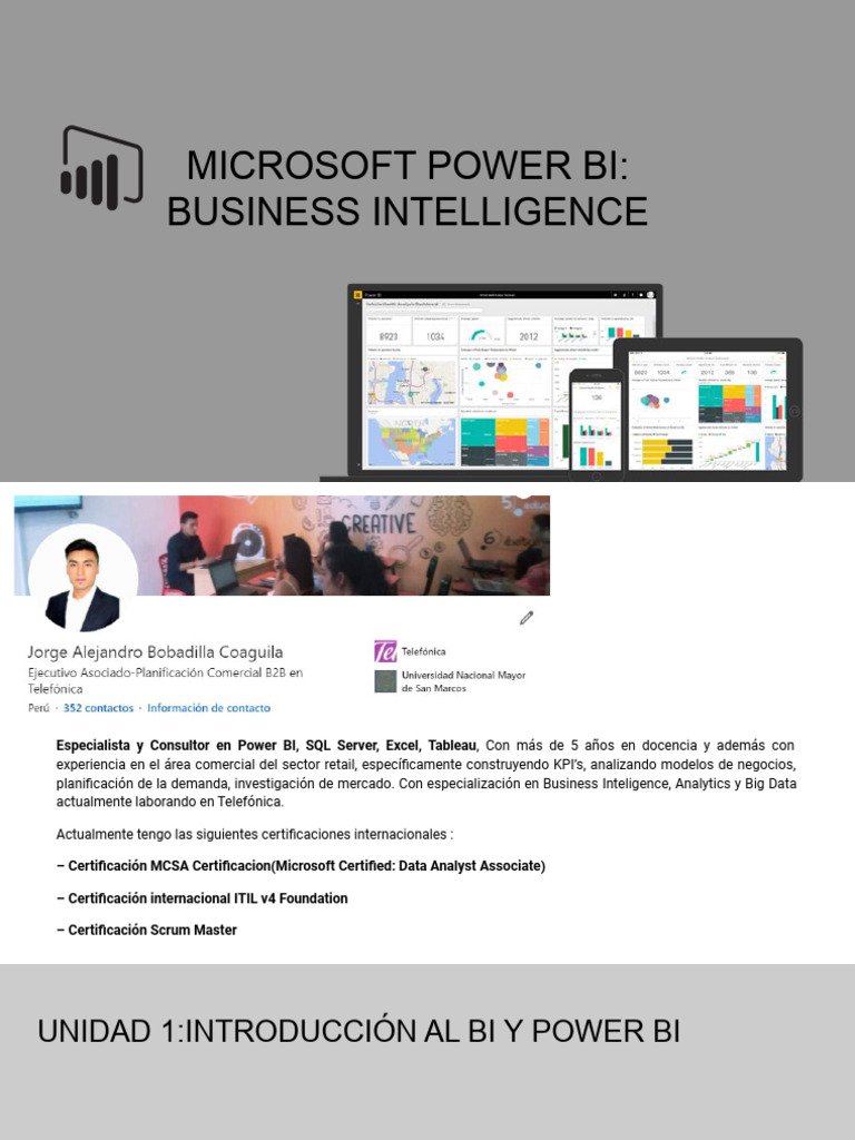 Introducción a Power BI y BI | PDF