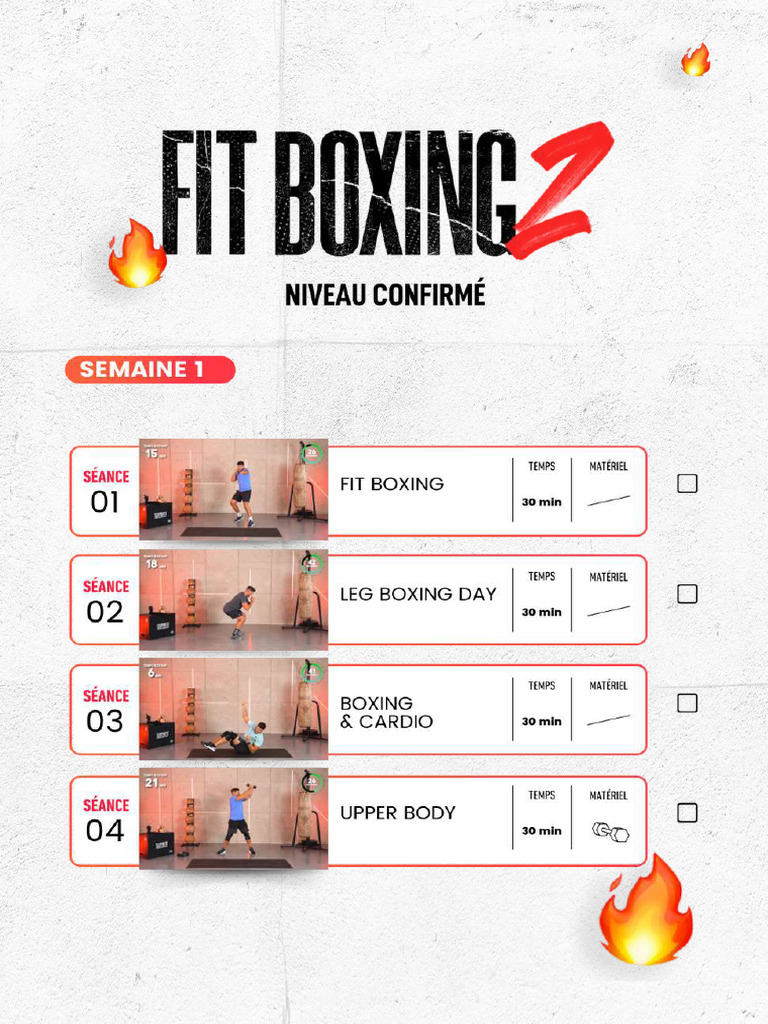 Fit Boxing Application Grity Justine Gallice | PDF