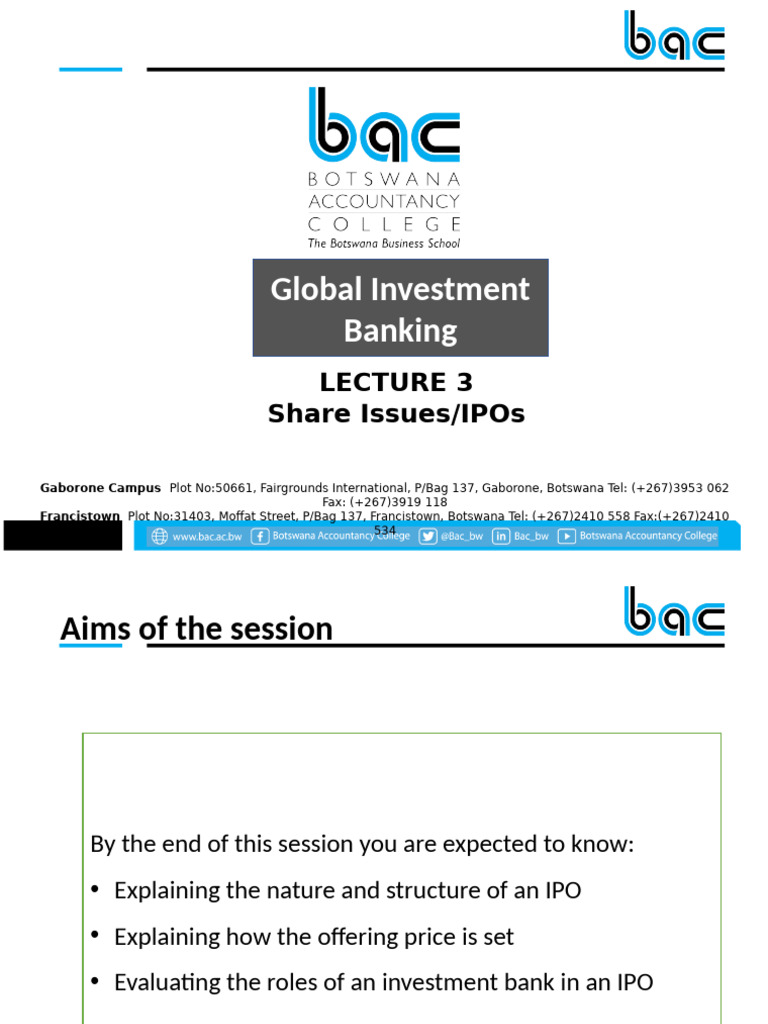 Understanding IPOs: Structure & Process | PDF | Initial Public Offering ...