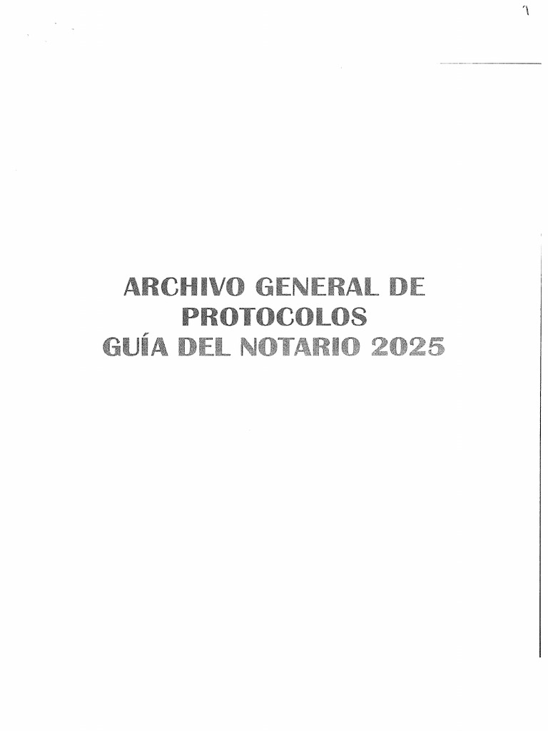 Guía Gral. de Protocolos. 2025 | PDF