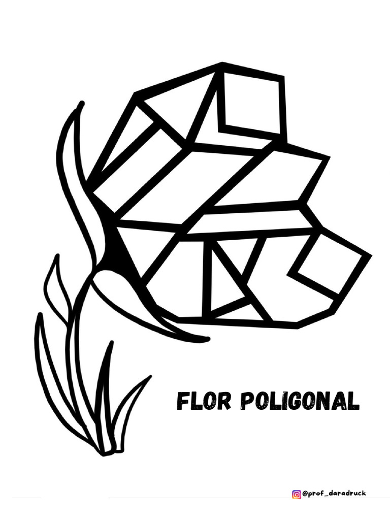 Criação de Flor Poligonal | PDF | Triângulo | Polígono