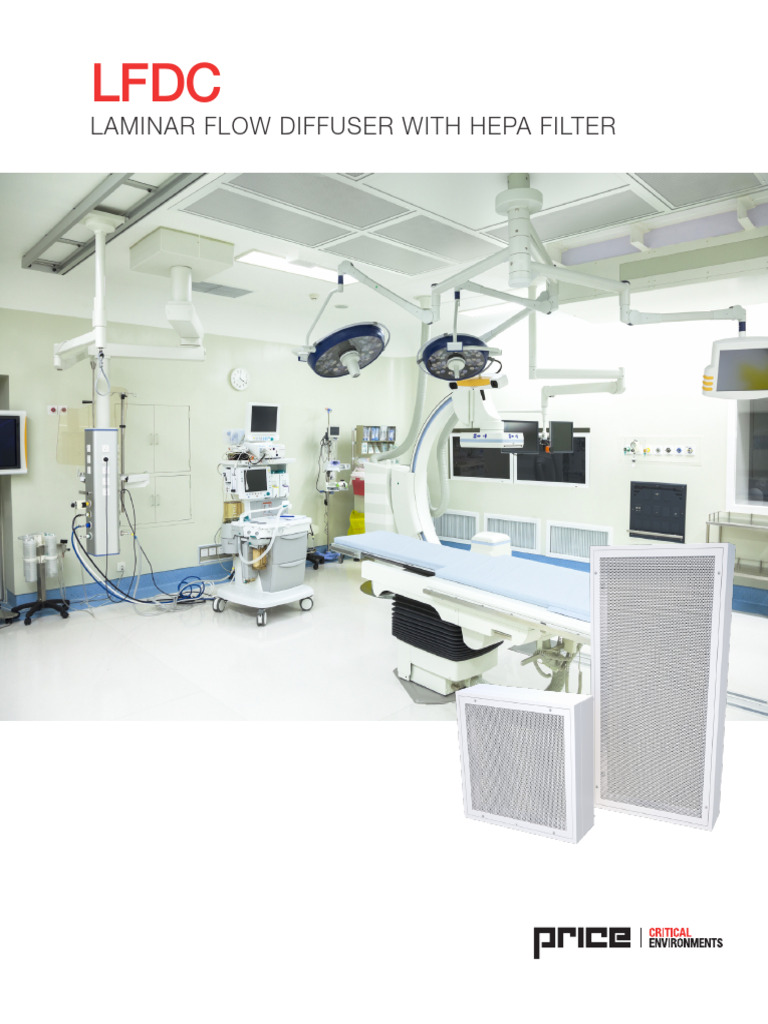 LFDC Laminar Flow Diffuser With Hepa Filter Catalog | PDF | Mechanical ...