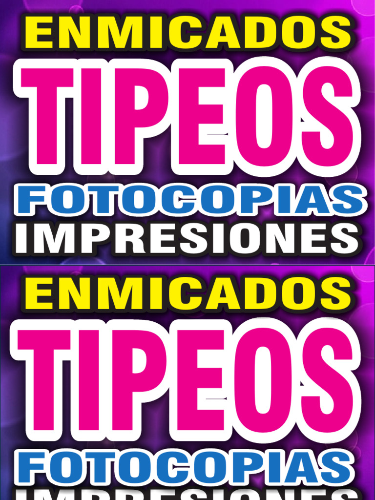 Cartel de Fotocopias e Impresiones | PDF