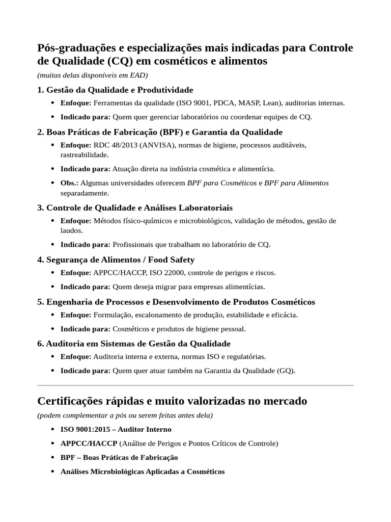 Cursos de Auditor Qualidade - ISO 9001 | PDF | Produção e fabricação