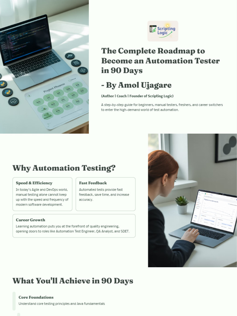 Automation Testing Roadmap for Beginners | PDF | Selenium (Software ...