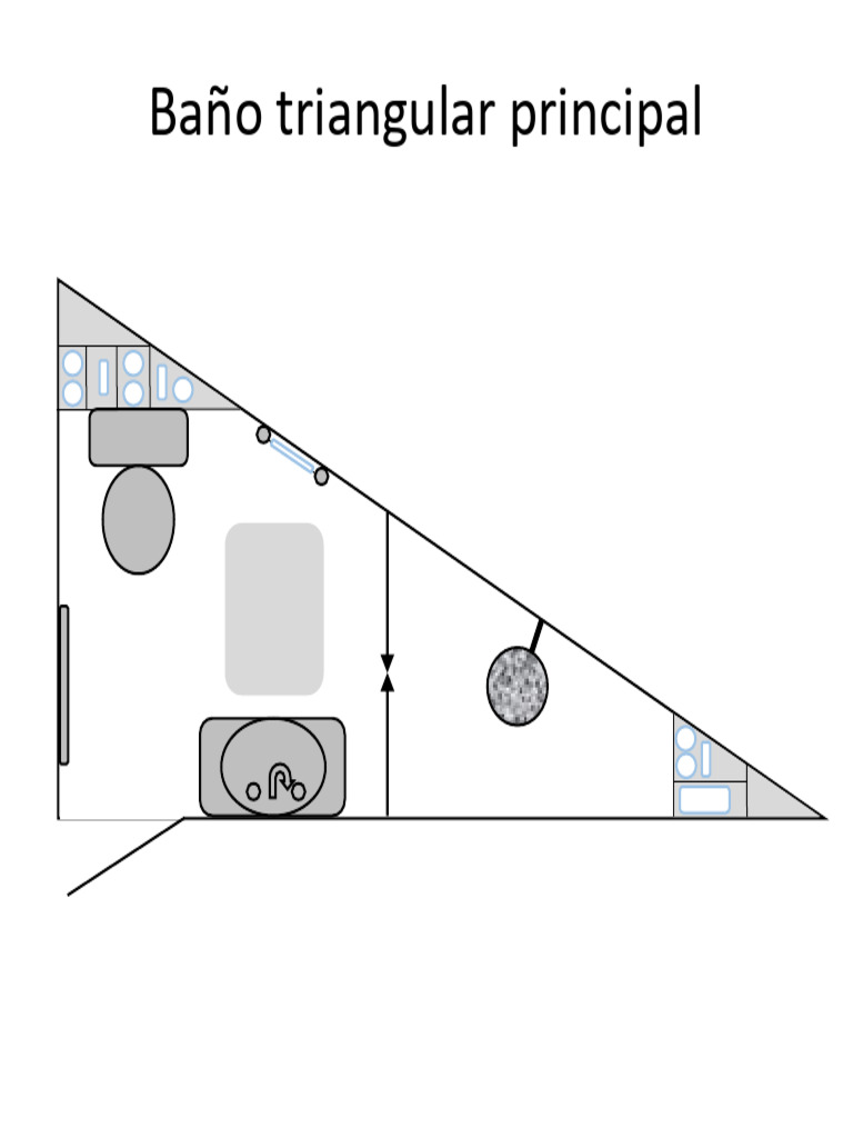 Baño Triangular Principal 050325 | PDF