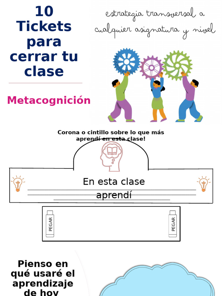 10 Tickets para Cerrar Tu Clase | PDF