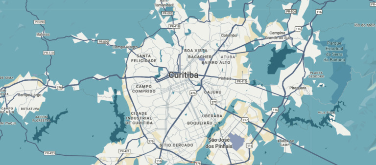Mapa Curitiba RMC | PDF