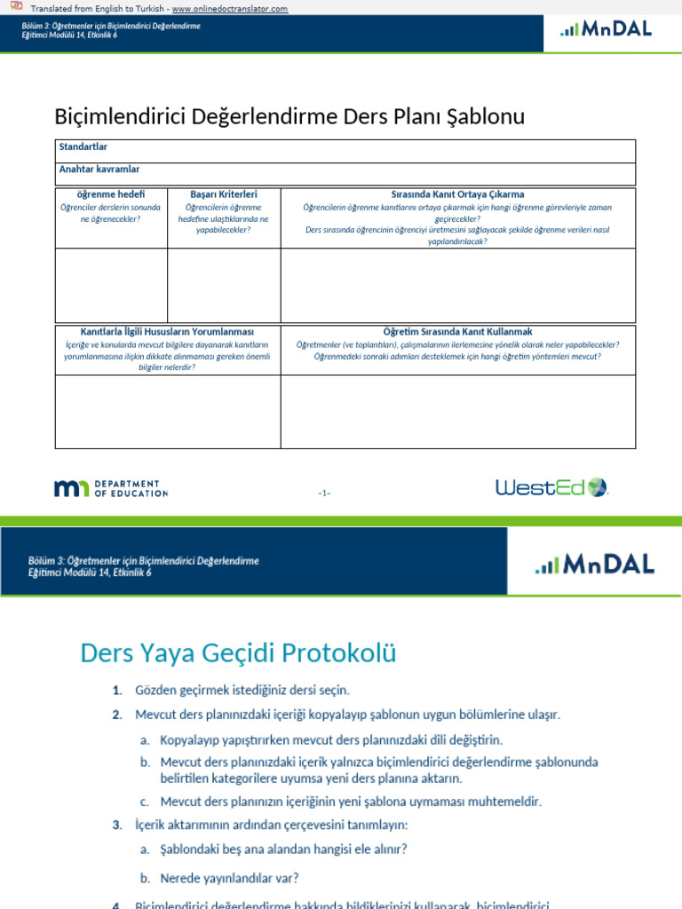 S3EM14A6 - Lesson Crosswalk Protocol MnDAL Module 14 - ADA - En.tr | PDF