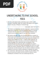 NWU Financial Undertaking Form 2025 | PDF | Salary | Fee