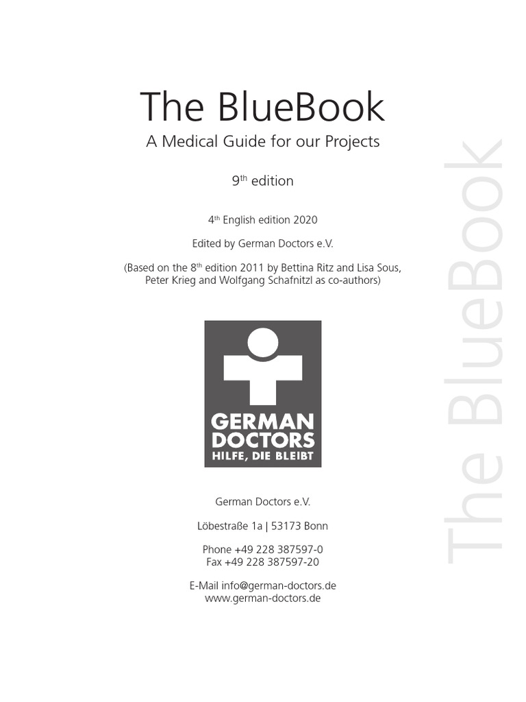 BlueBook: Medical Guide 9th Edition | PDF | Cough | Respiratory Diseases