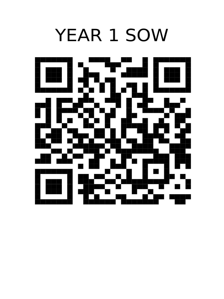 Scheme of Work 2025 QR Code | PDF