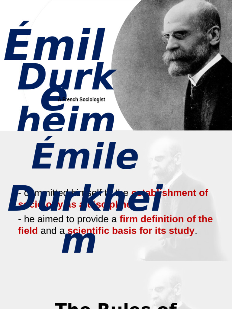 Durkheim's Sociological Method Rules | PDF | Émile Durkheim | Sociology