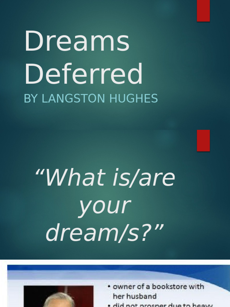 Dreams Deferred | PDF