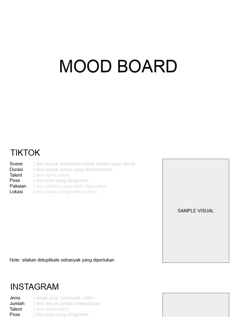Zahra Bella - Mood Board | PDF