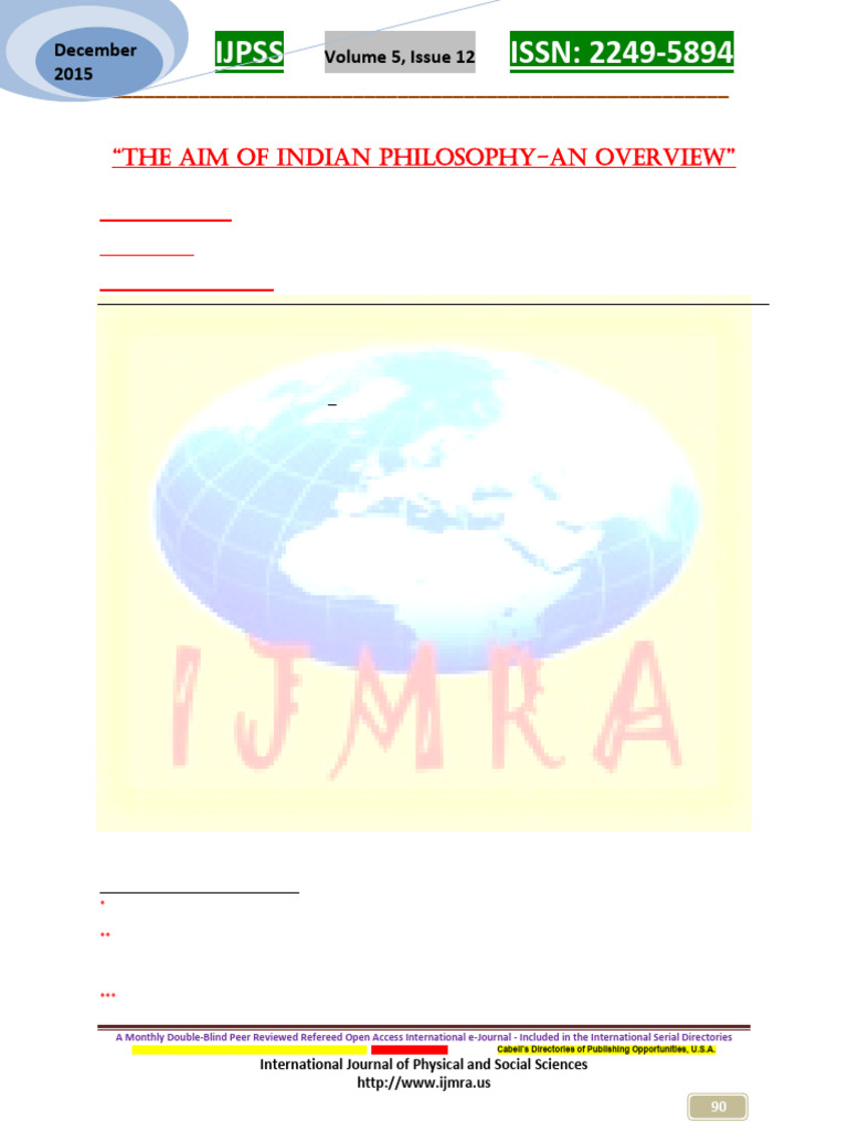 Aim of Indian Philosophy Overview | PDF | Moksha | Religious ...