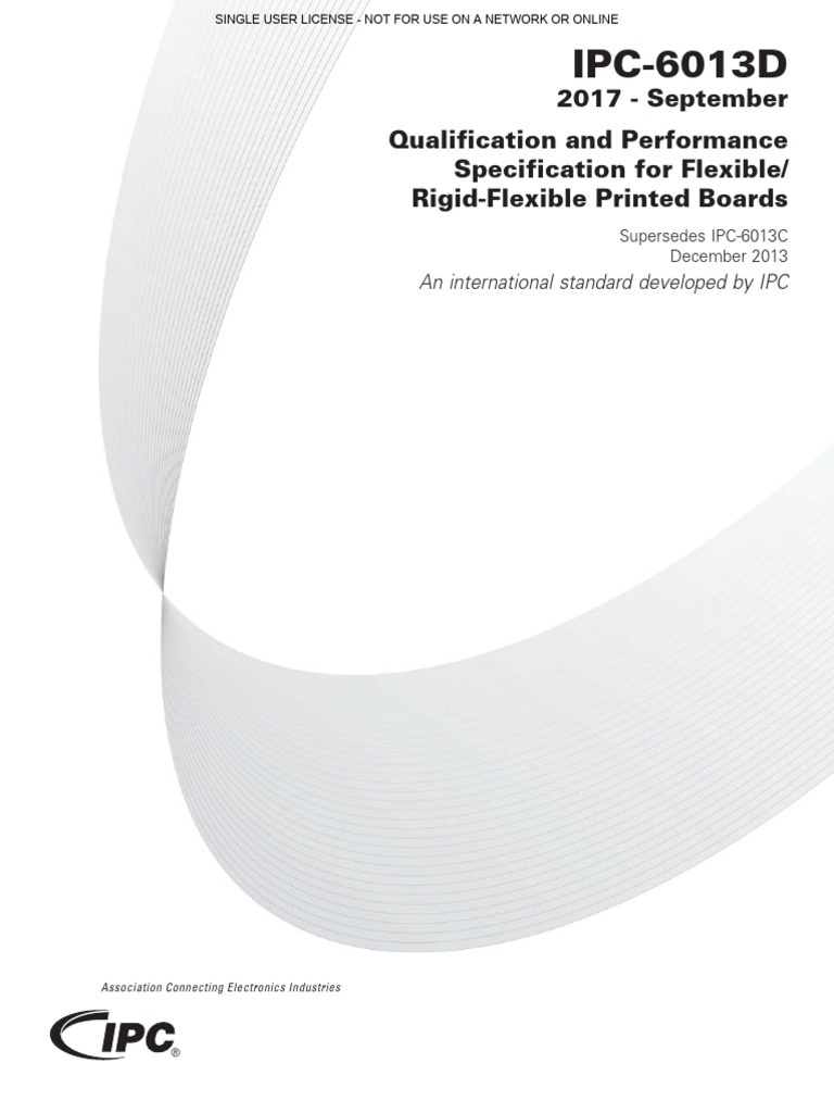 IPC-6013D Specification for Printed Boards | PDF | Electrical Conductor
