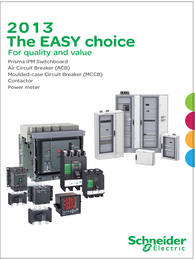 Easypact MVS Circuit Breaker Overview | PDF | Electrical Components ...