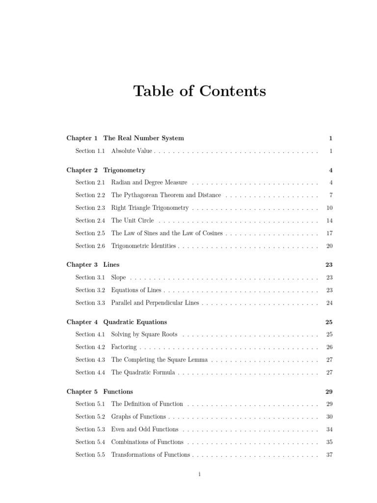 Calculus 1 Notes | PDF | Trigonometric Functions | Trigonometry