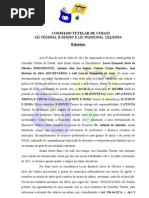 RELATÓRIO DO CONSELHO TUTELA DE CUBATI