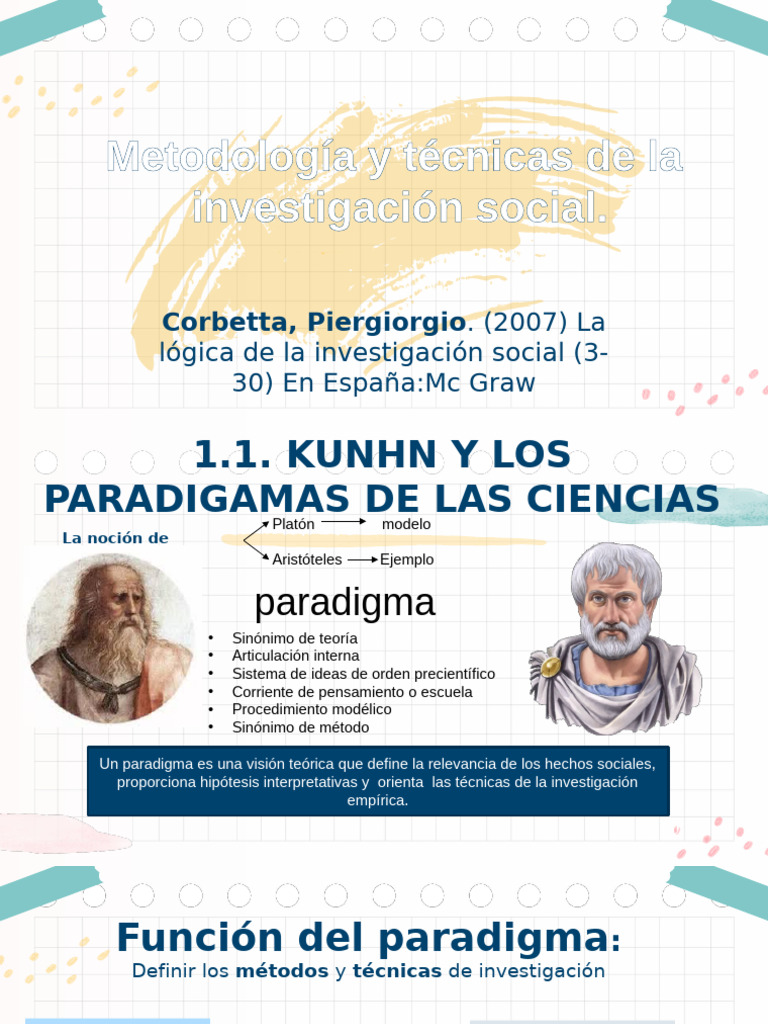 Paradigmas en Investigación Social | PDF | Método científico | Realidad