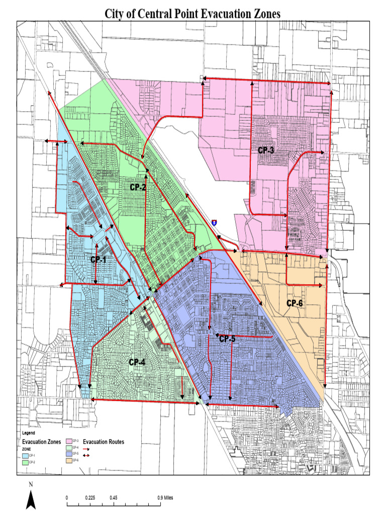 Zones d'évacuation de Central Point | PDF