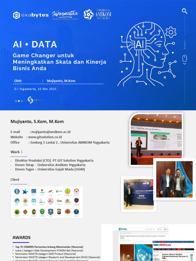 AI dan Data untuk Transformasi Bisnis | PDF