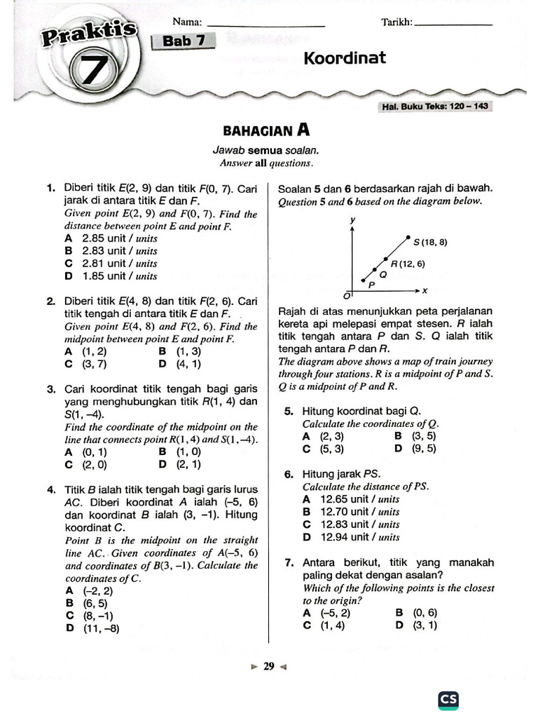 F2 Math - Practice 7 | PDF