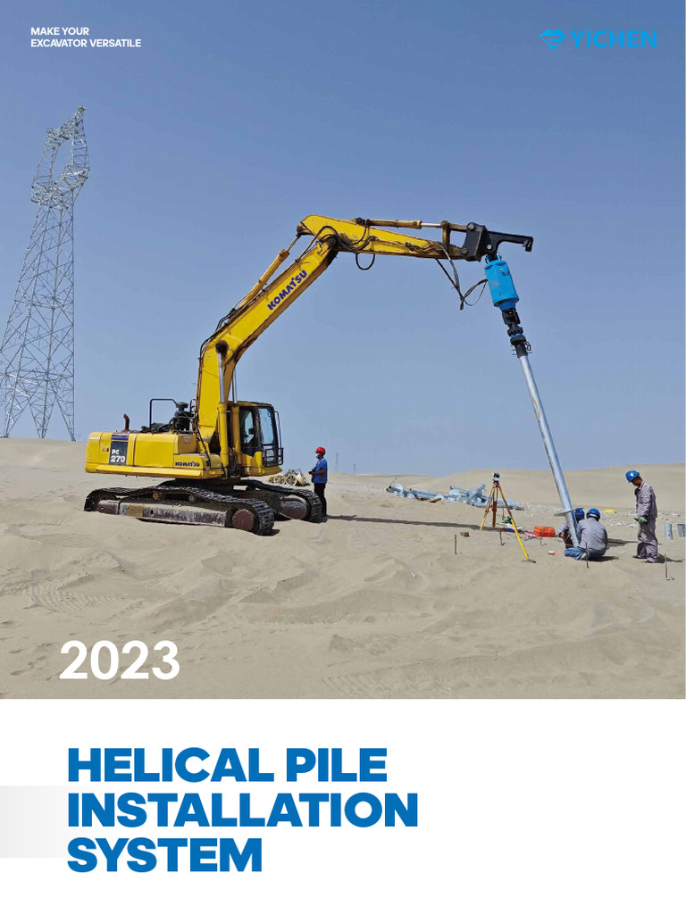 Versatile Helical Pile Installation System | PDF | Foundation ...