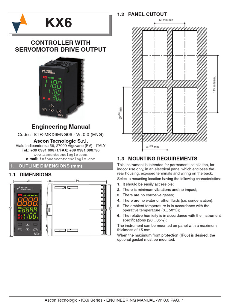 KX6 Series Operation Guide | PDF | Parameter (Computer Programming ...