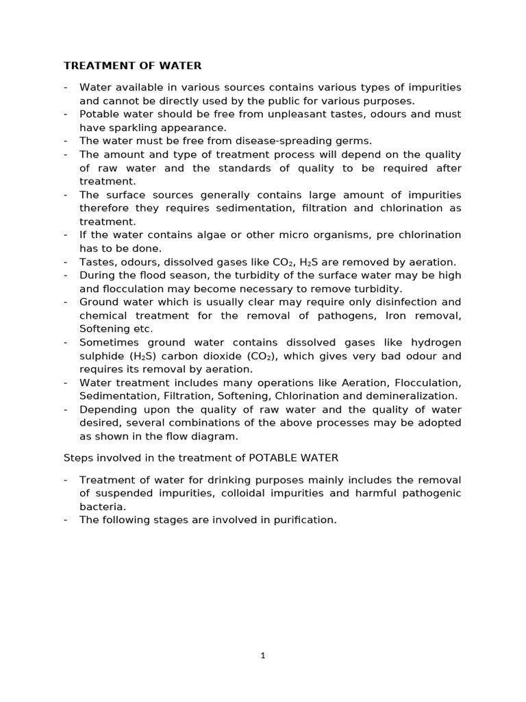 Water Treatment and Distribution Systems | PDF | Corrosion | Water ...