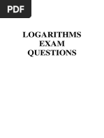 Logarithm Practice Problems and Solutions | PDF | Mathematics ...