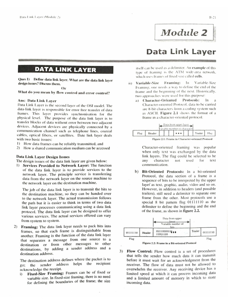 CN MOD 2. Computer Networks | PDF