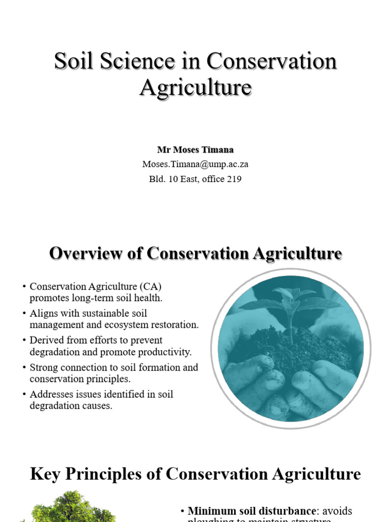 Soil Science in Conservation | PDF | Soil | Crop Rotation