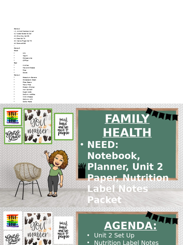 Nutrition Label Games and Guidelines | PDF | Fat | Foods