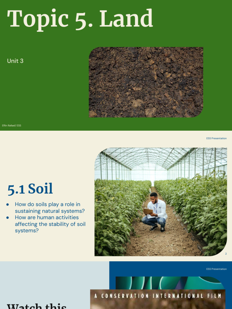 Topic 5.1 Soil SL HL Updated | PDF | Soil | Topsoil