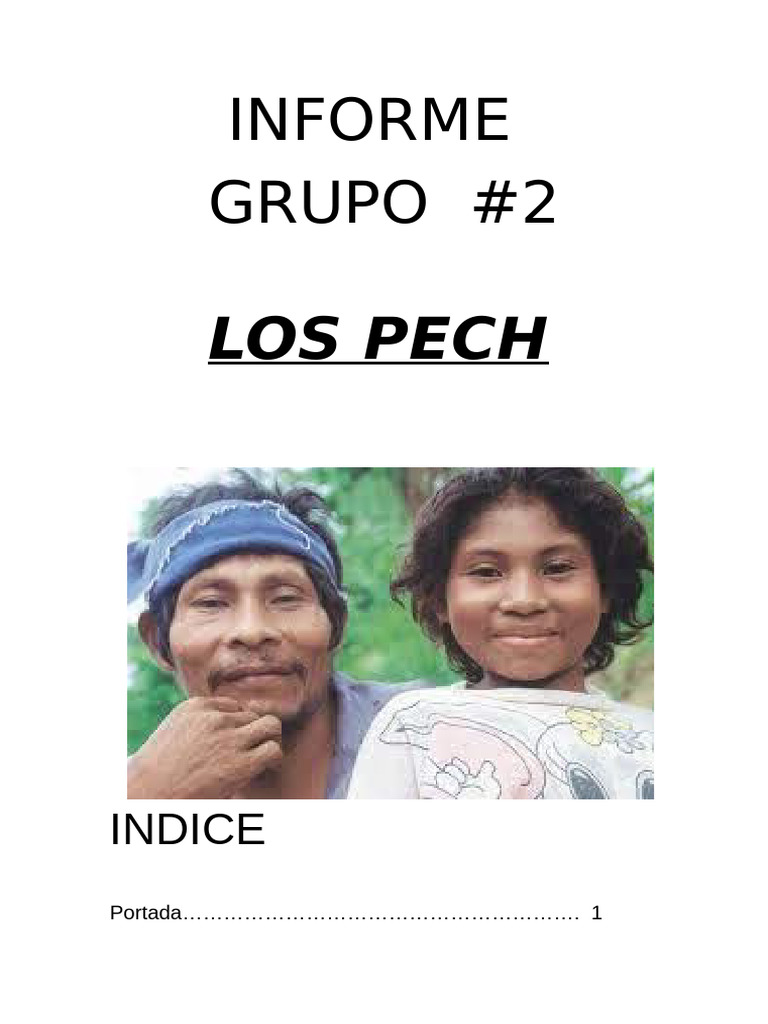 Etnia Pech: Cultura y Origen en Honduras | PDF | Pueblos Indígenas de ...